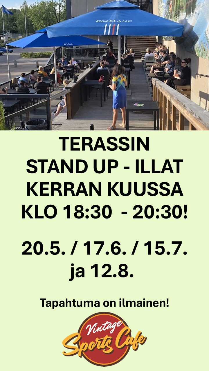 Featured image for “Stand Up Live @Hotelli Tikkurilan terassi”