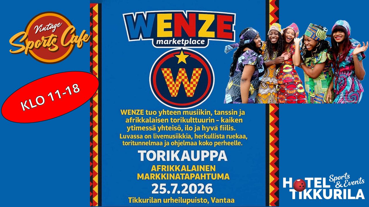 Featured image for “Wenze afrikkalainen toritapahtuma @Hotelli Tikkurilan terassi ja piha”