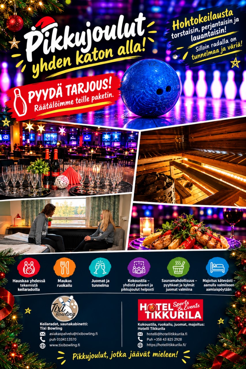 Featured image for “Hauskimmat pikkujoulut syntyvät radalla”